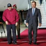 Ortega is in Venezuela to participate in the ALBA summit