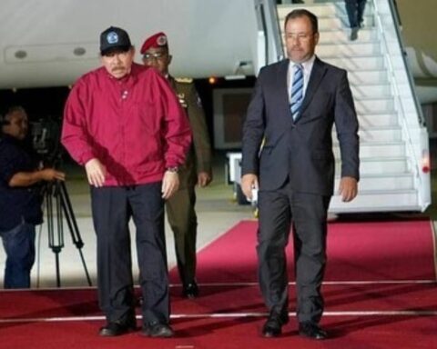 Ortega is in Venezuela to participate in the ALBA summit