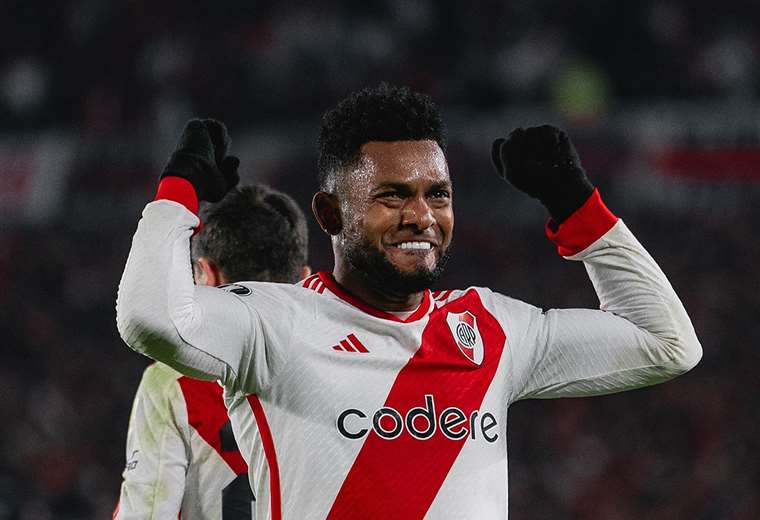 Borja takes River to the second round of the Libertadores with victory over Libertad