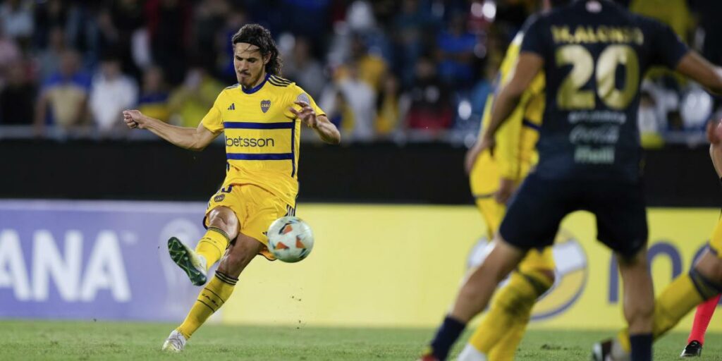 Cavani rescues Boca with a goal to frame