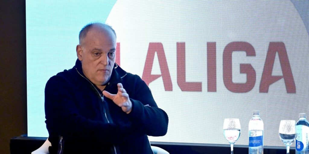 Tebas, with Milei and against the AFA: "When they say 'no', they remind me of my five-year-old children"