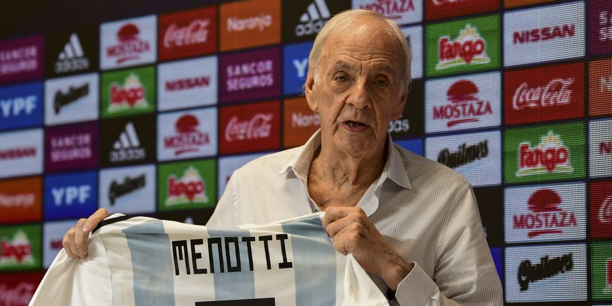 The AFA says goodbye to Menotti at the Messi complex