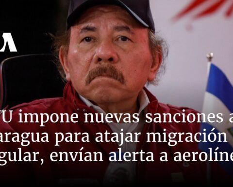 The US imposes new sanctions on Nicaragua to stop irregular migration;  send alert to airlines