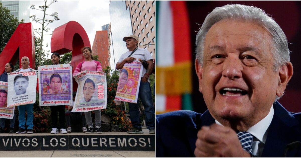 AMLO offers "speak the truth" To the families of the 43 from Ayotzinapa