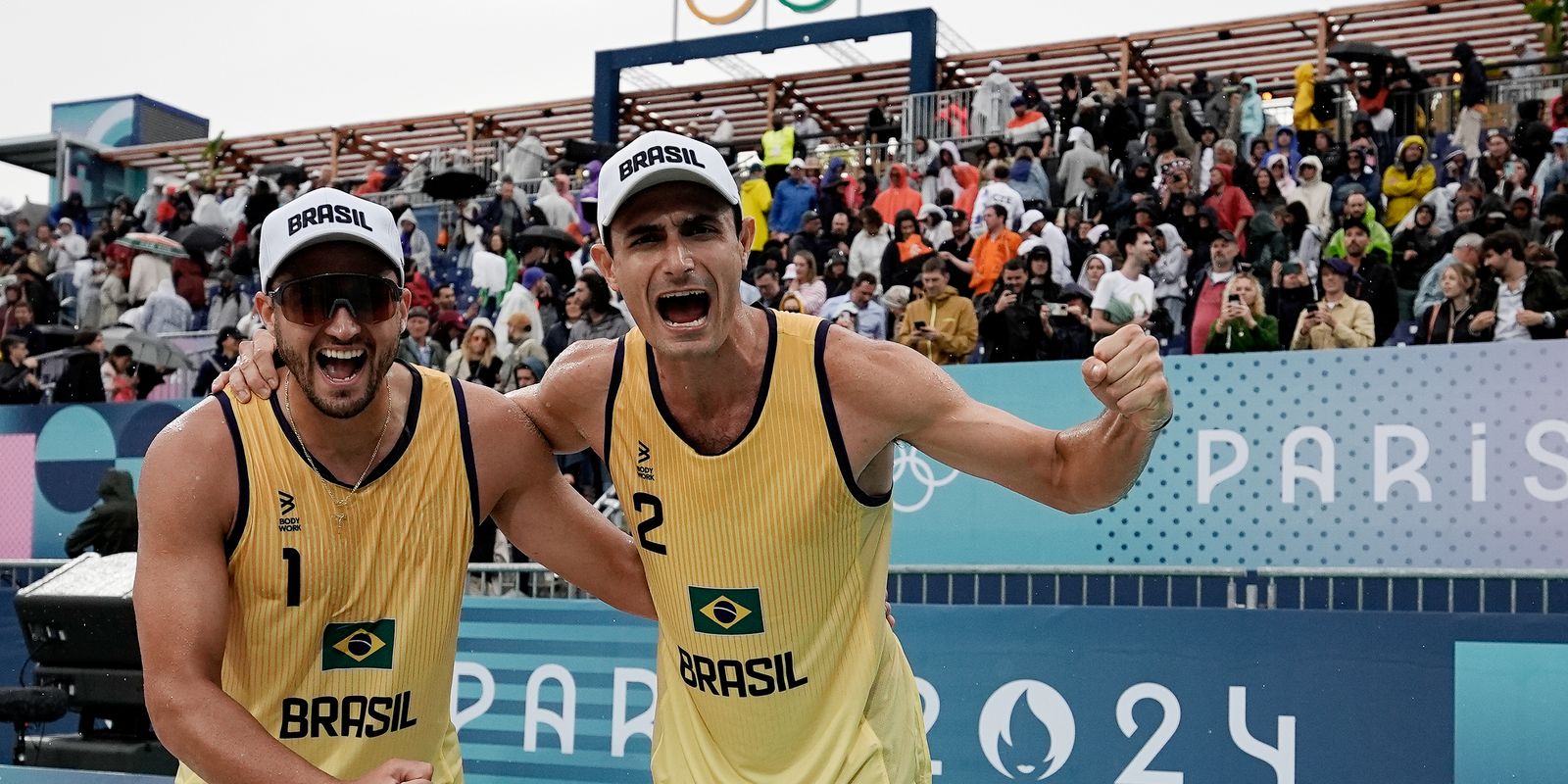 André and George stand out in the beach volleyball debut in Paris 2024