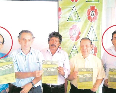 Anti-mining activists against the Tía María project