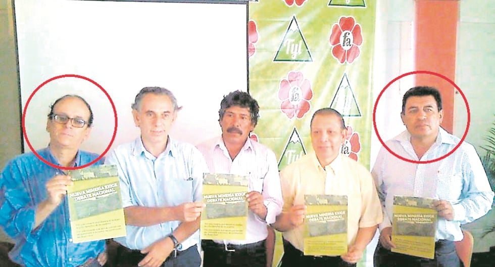 Anti-mining activists against the Tía María project