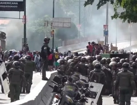 At least two people reported dead in Venezuelan protests