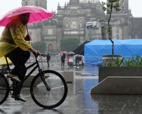 Authorities activate Yellow Alert for rain in eight municipalities of Mexico City