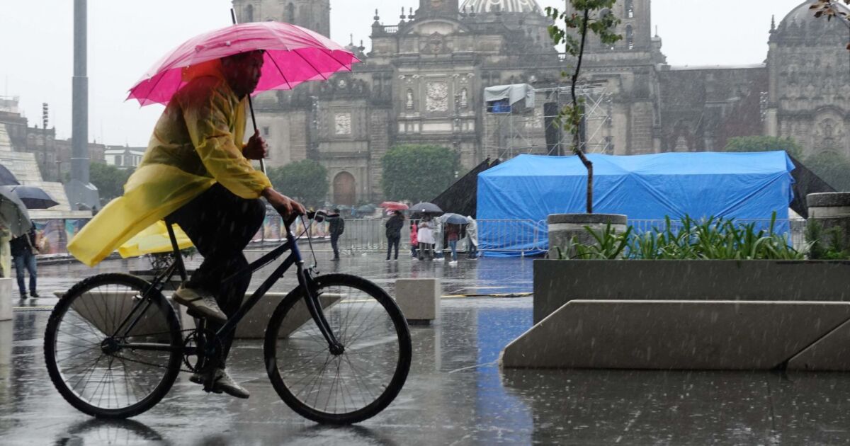 Authorities activate Yellow Alert for rain in eight municipalities of Mexico City