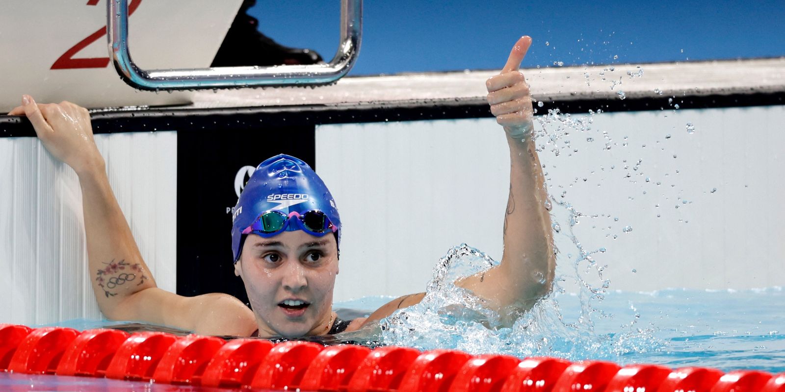 Beatriz Dizotti advances to Brazil's first swimming final in Paris