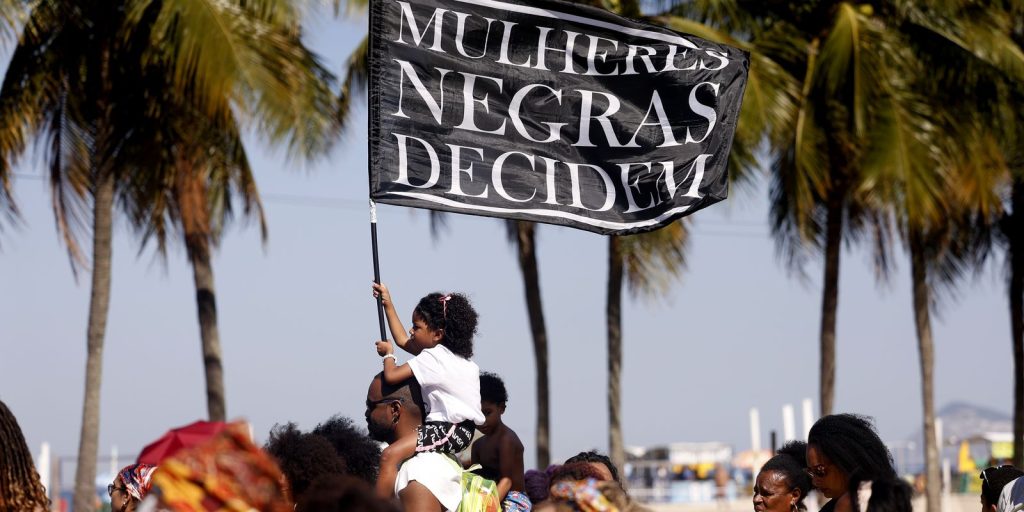 Black women's march unites generations on Rio de Janeiro's waterfront