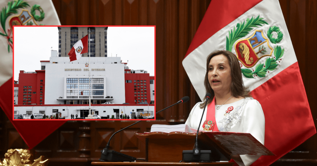 Boluarte's government presents to Congress a project that proposes changing the name of the Ministry of the Interior