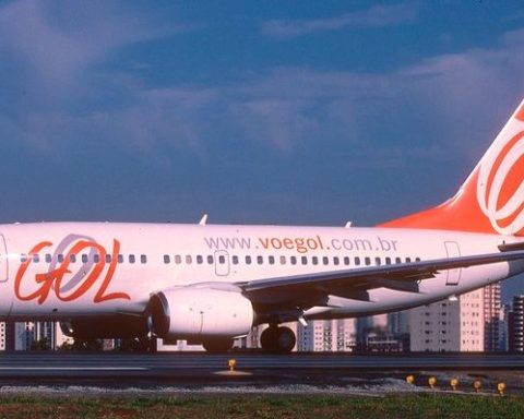 Un avión de la aerolínea brasileña Gol