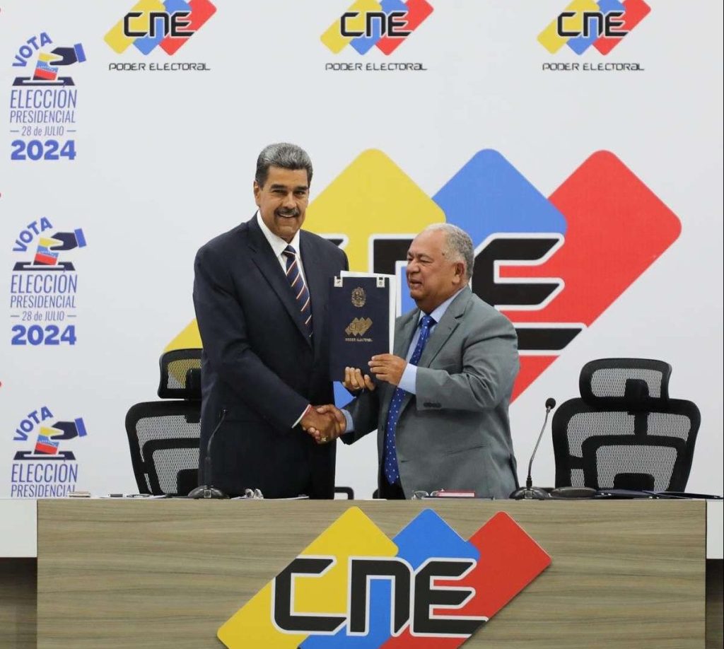 CNE proclaimed Nicolás Maduro as re-elected president