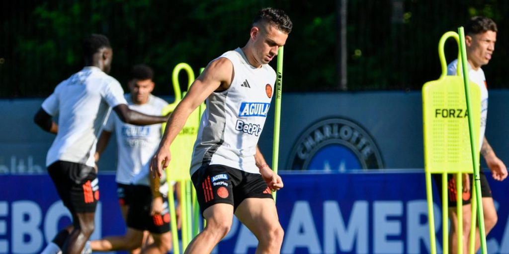 Colombia trains for the first time in Charlotte ahead of its clash with Uruguay