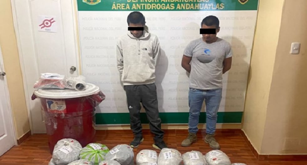 Cusco residents caught with 33 kilos of marijuana (PHOTOS)