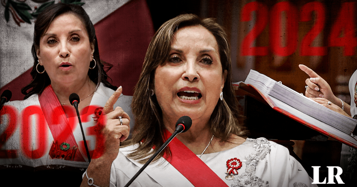 Dina Boluarte copied fragments of the 2023 message to the nation and included them in a recent speech for Fiestas Patrias