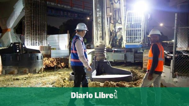 Drilling of the last pile of the Santo Domingo Metro is being carried out