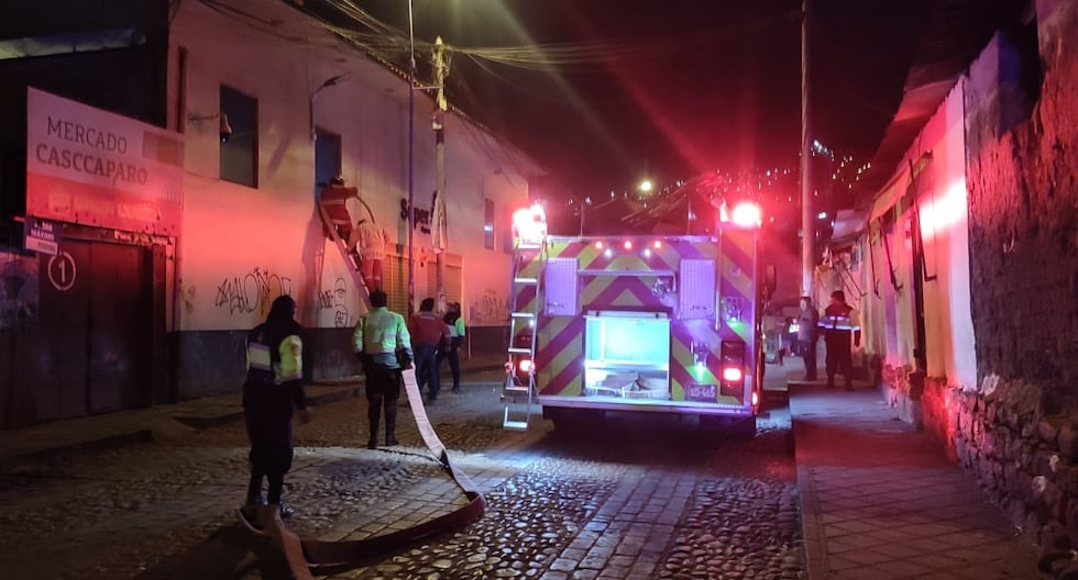 Fire consumes part of supermarket in downtown Cusco (PHOTOS)