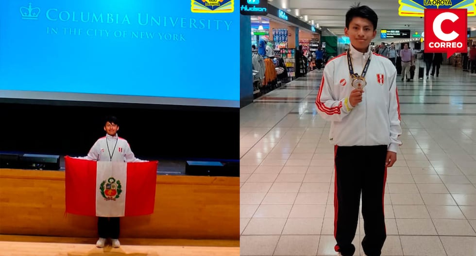 From Peru to the United States! La Oroya schoolboy wins international mathematics olympiad