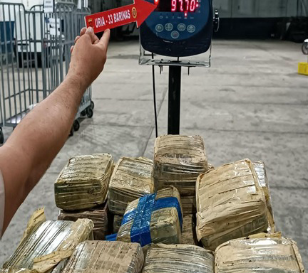 GNB located 93 marijuana blocks on the banks of the Canagua River