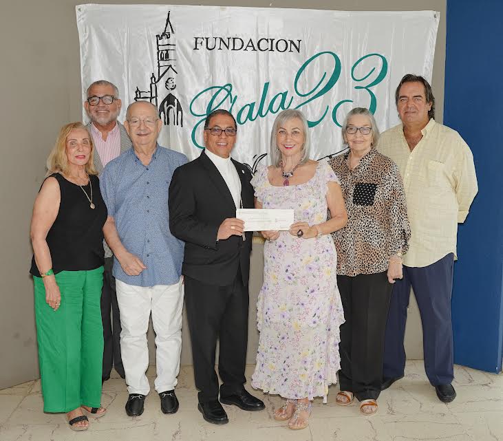 Gala 23 Foundation donates contributions to the San Pedro Apóstol Church