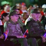 Jerarcas del régimen cubano este 26 de julio