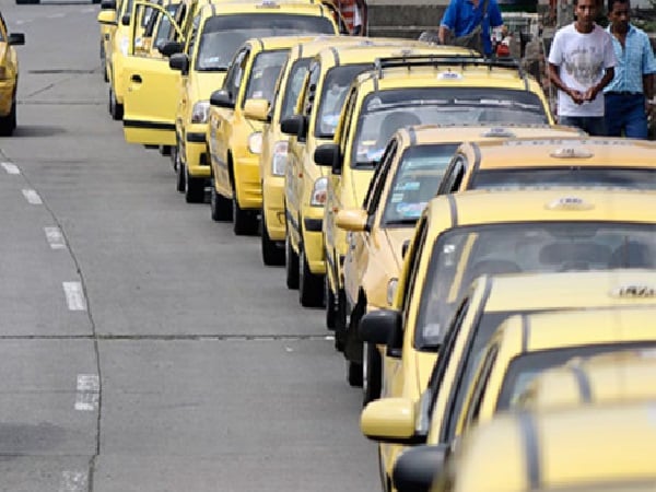 Taxis en Colombia.