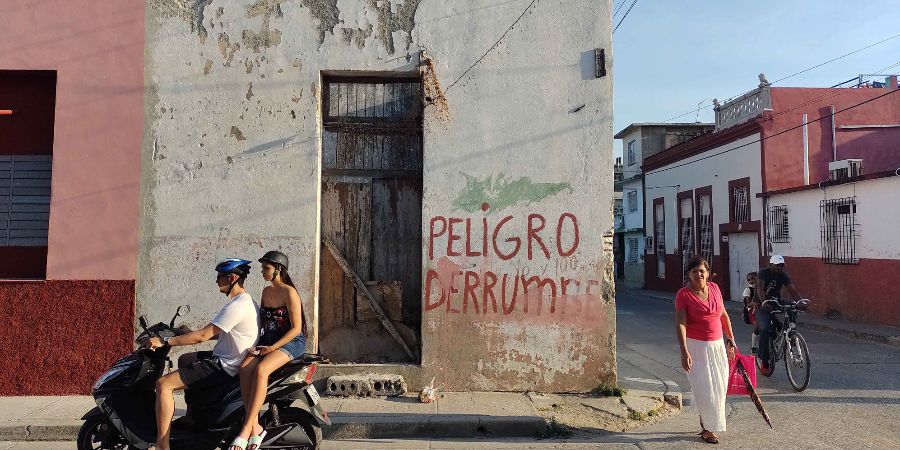 Una calle de Holguín