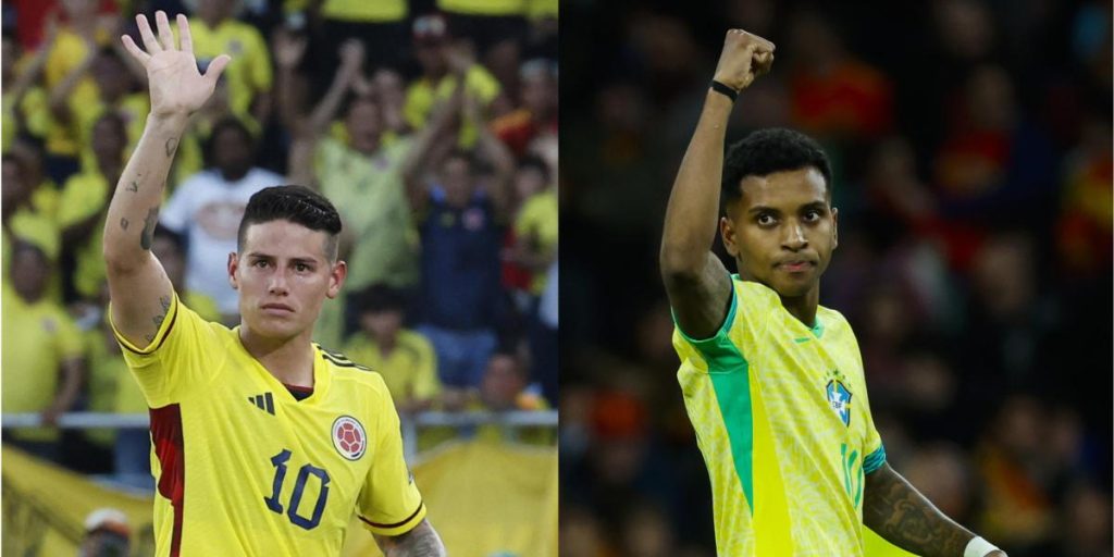 James vs Rodrygo: face to face between two '10s' with a Real Madrid past and present