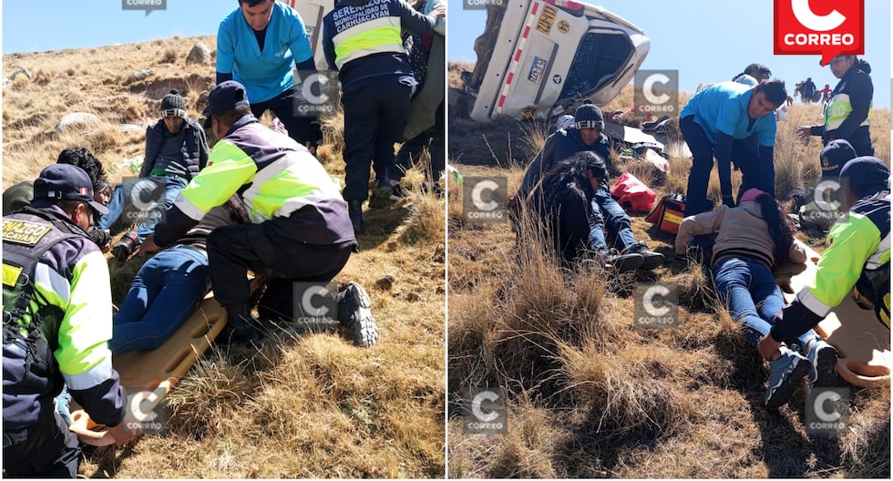 La Oroya: Family going to patron saint festival saved from dying in rollover