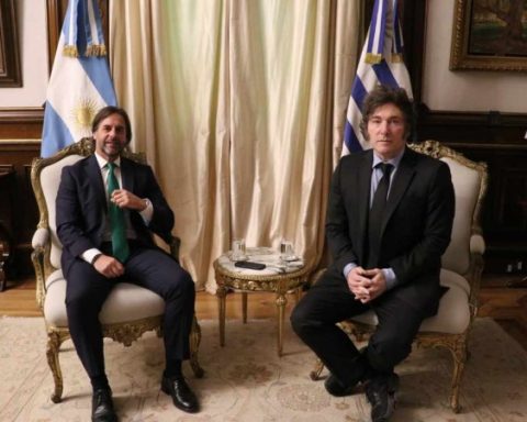 Lacalle and Milei met in the context of the World Jewish Congress in Buenos Aires