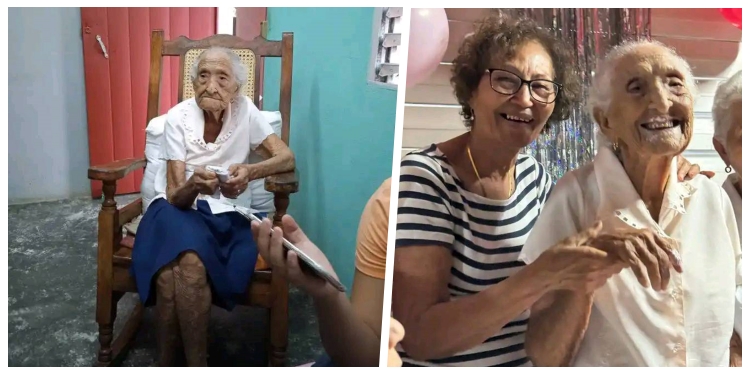 Lucía Chacón Hechavarría, cubana de 112 años