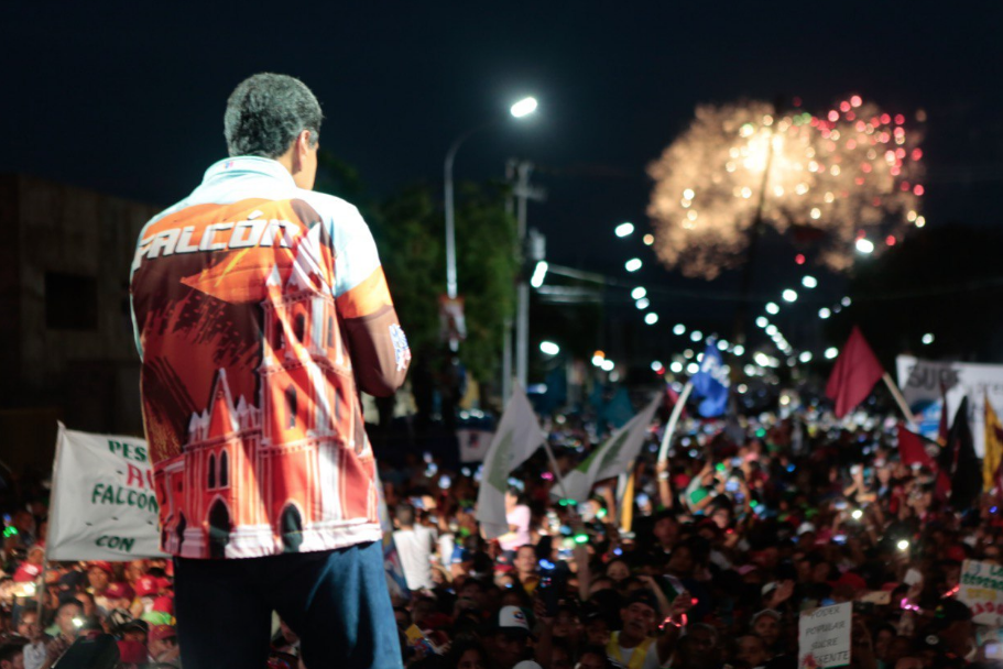 Maduro from Coro: Falcon on the 28th takes to the streets to celebrate victory