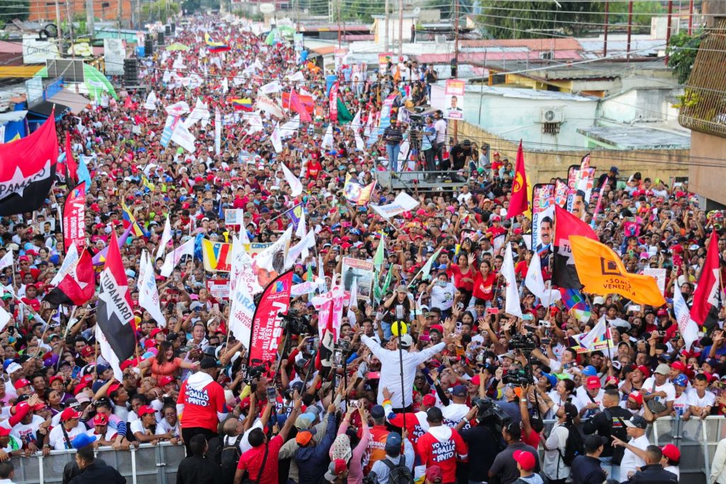 Maduro: the 14 measurements result in a red, reddish map