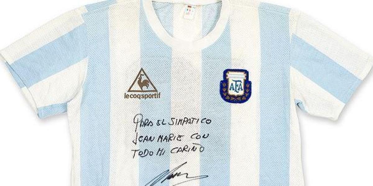 Maradona's shirt with almost 40 years of history is auctioned