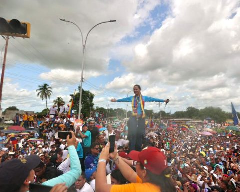 Maria Corina Machado from Monagas: On July 28th we will seal the return of our children