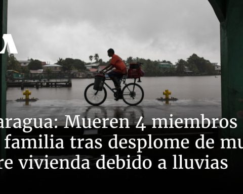 Nicaragua: 4 members of a family die after a wall collapses on a house due to rain