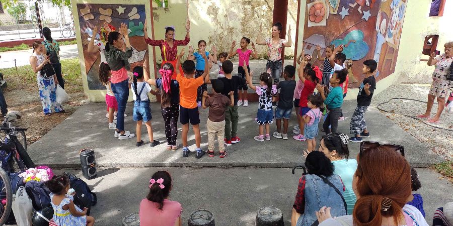 Celebración por el Día de los Niños en Holguín, el pasado domingo