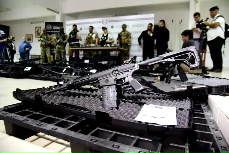 Official handover of weapons seized in Operation Dakovo to the National Police