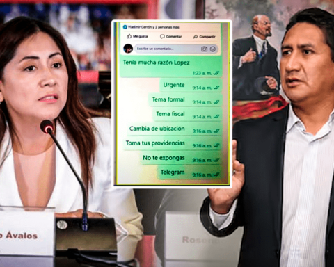 Portalatino would not face charges if it is proven that she has a romantic relationship with Vladimir Cerrón