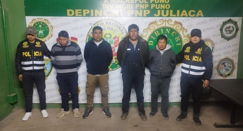 Puno: “Criminal gang for receiving stolen vehicles dismantled in Juliaca”