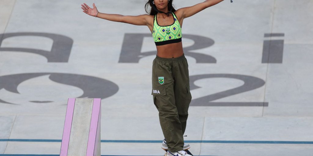 Rayssa Leal wins bronze medal in women's street skateboarding