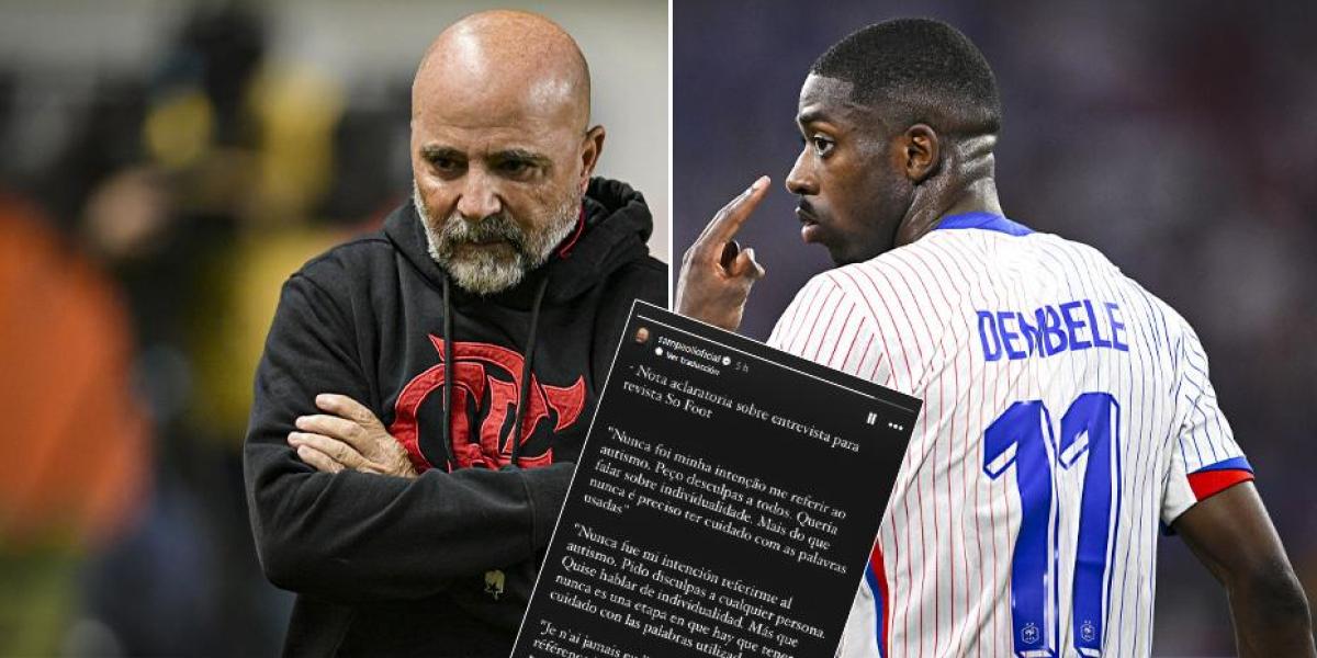 Sampaoli apologizes for his unfortunate comment about Dembélé: "It was never my intention to refer to autism"