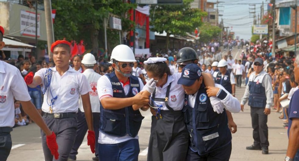 School parade in Iquitos ends in chaos with 50 students fainting