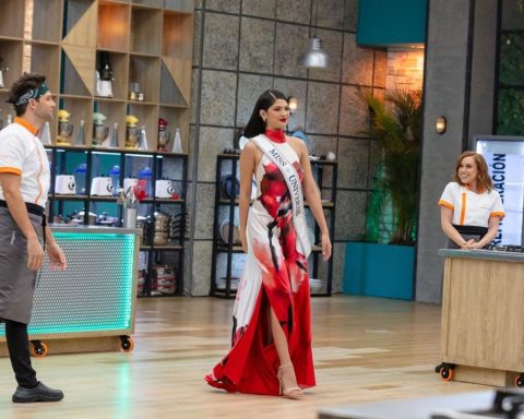 Sheynnis Palacios visits Telemundo's Top Chef VIP as a guest judge