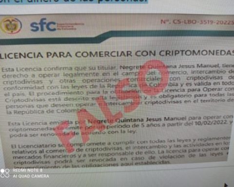 Superfinanciera warned because it does not regulate or endorse cryptocurrency operations