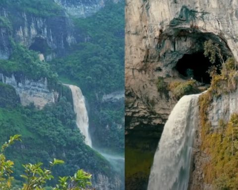 Las ventanas de tisquizoque, la cascada más gigante de colombia situada en un pueblito poco visitado