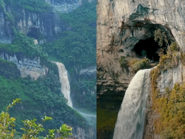 Las ventanas de tisquizoque, la cascada más gigante de colombia situada en un pueblito poco visitado